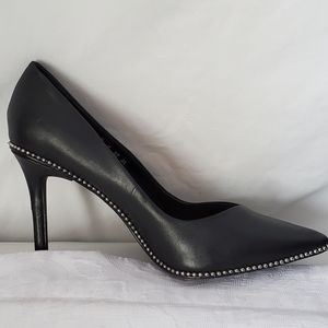 Bleecker & Bond Leather & Silver Studded SZ 8.5